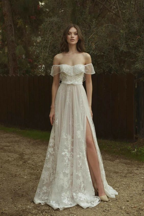 váy cưới bohemian